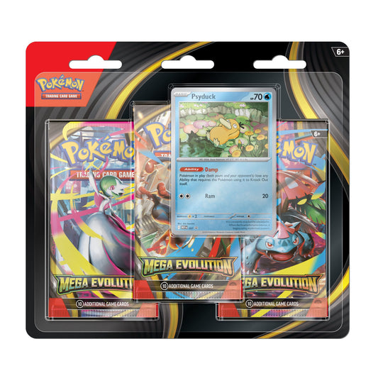 Mega Evolution 3 Pack Blister Golduck