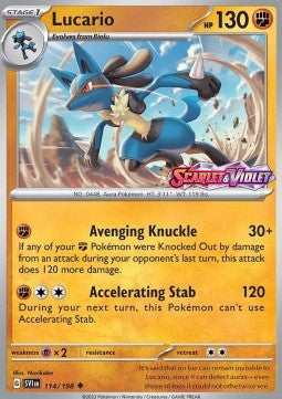 lucario Scarlet & Violet stamped svi114